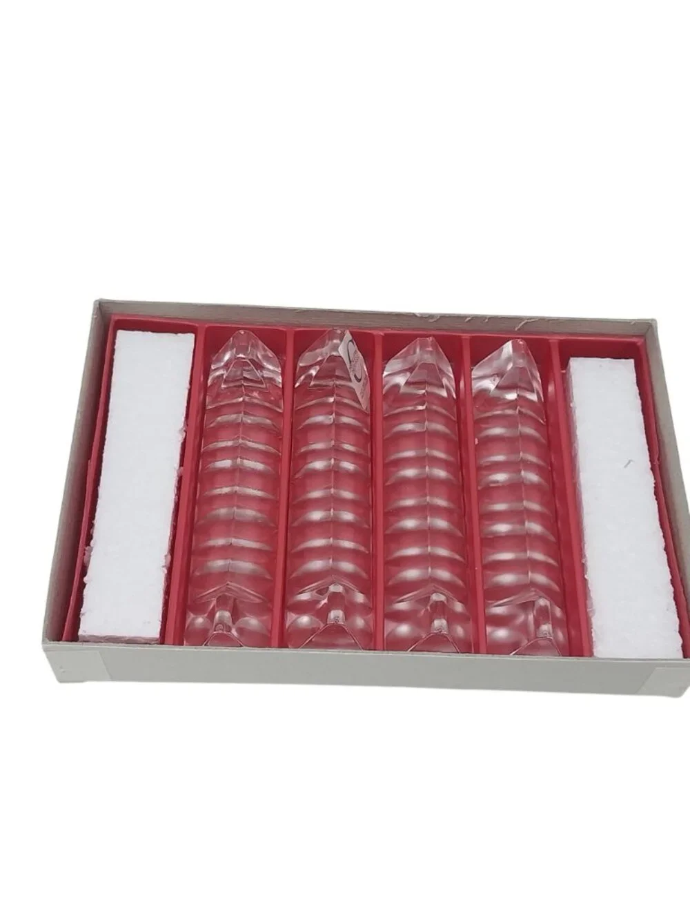 Lead Crystal Knife Rests Set Of 4 Made In Germany Boxed